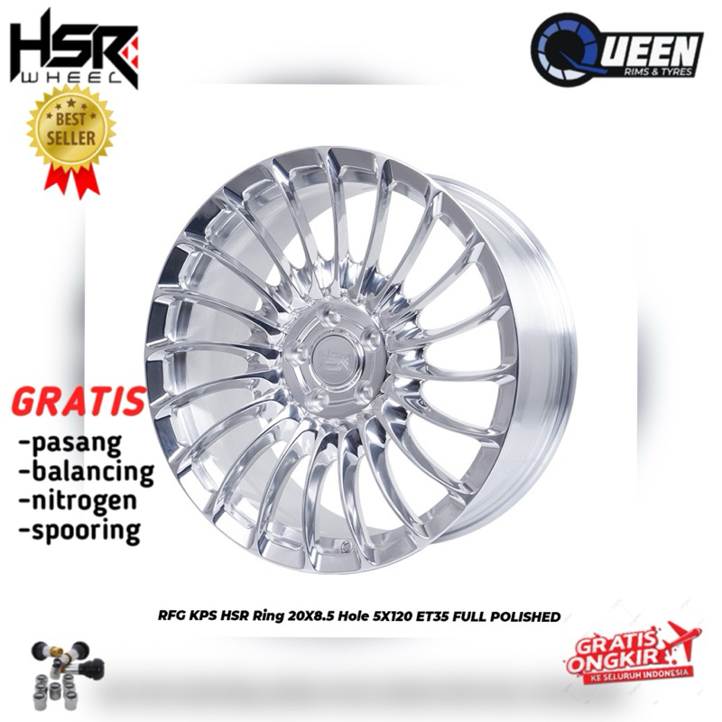 VELG RACING ELEGAN FORGED HSR R20 RFG KPS untuk BMW dan NEW ALPHARD