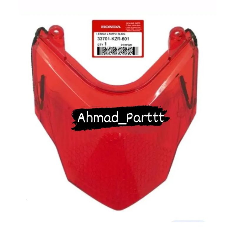 33701-KZR-601 Mika Kaca Lampu Stoplamp Belakang Vario Techno 125 FI. ORIGINAL AHM