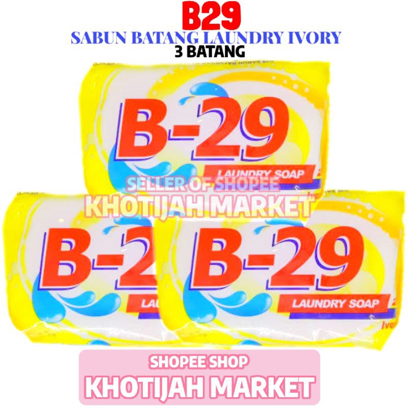 Sabun Batangan Laundry B29 3 Batang (200gr)