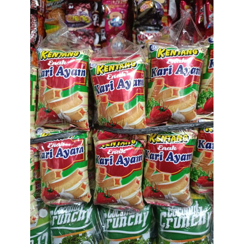 

Snack kentang Rasa Kari Ayam 1renteng isi 10pcs