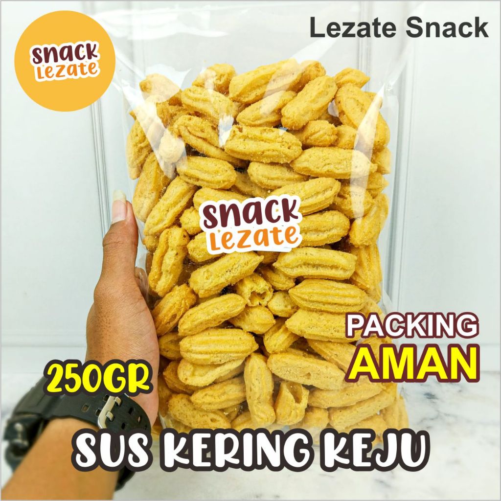 

Sus Kering Keju Panjang 250gr Renyah Kue Soes Kering / Sus Kering Kiloan Soes Kering Keju Soes Kering Kiloan Sus Bawang Sedap Snack