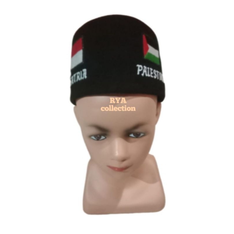 bendera Indonesia & palestina,Peci AC & non AC