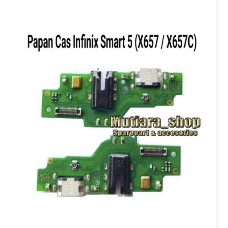 Flexible Konektor Cas Infinix Smart 5 (X657) / Papan Cas Plus Mic Infinix Smart 5