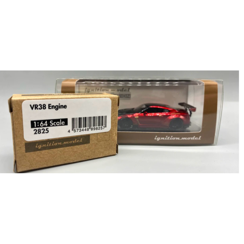 IGNITION MODEL 1/64 Nissan GT R35 Red Wine + engine