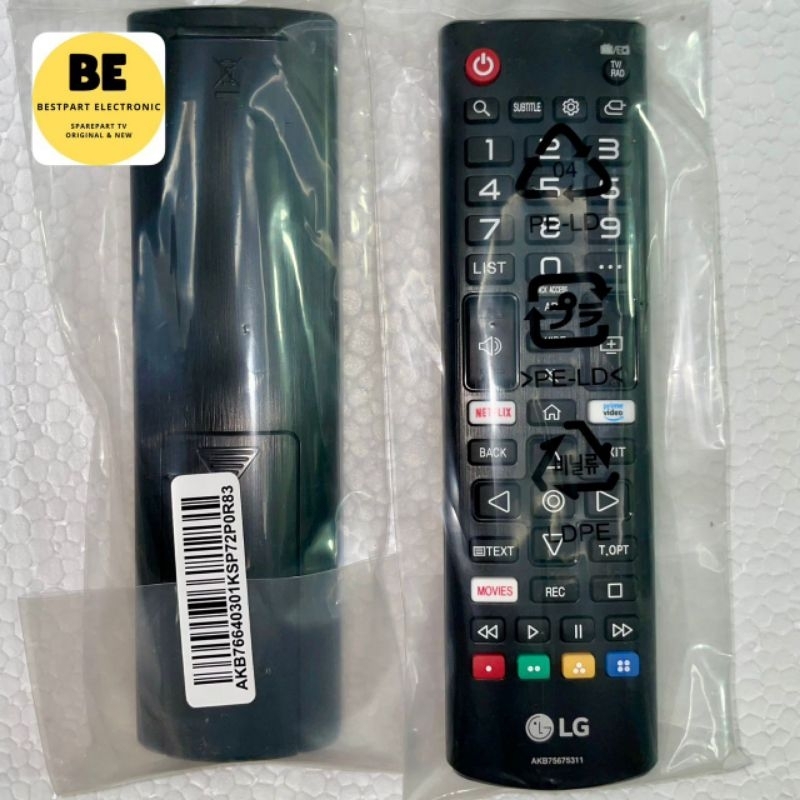 Remote Remot TV LG AKB75675311 Original New Smart TV LG ORI
