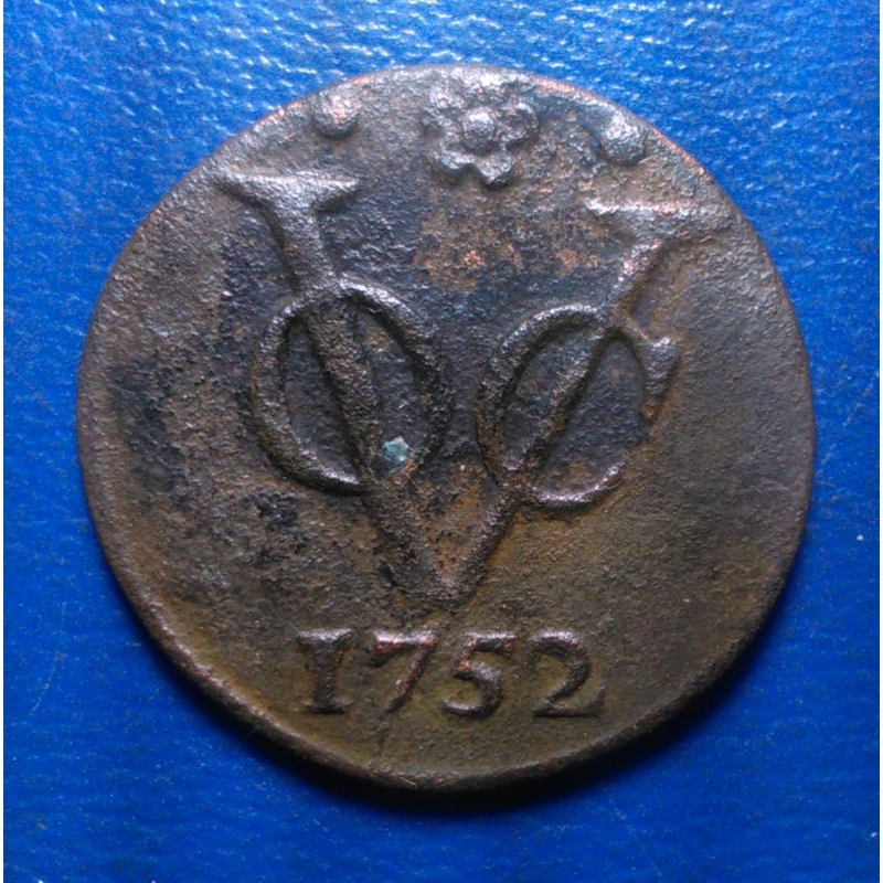 Koin VOC 1 Duit Holland 1752