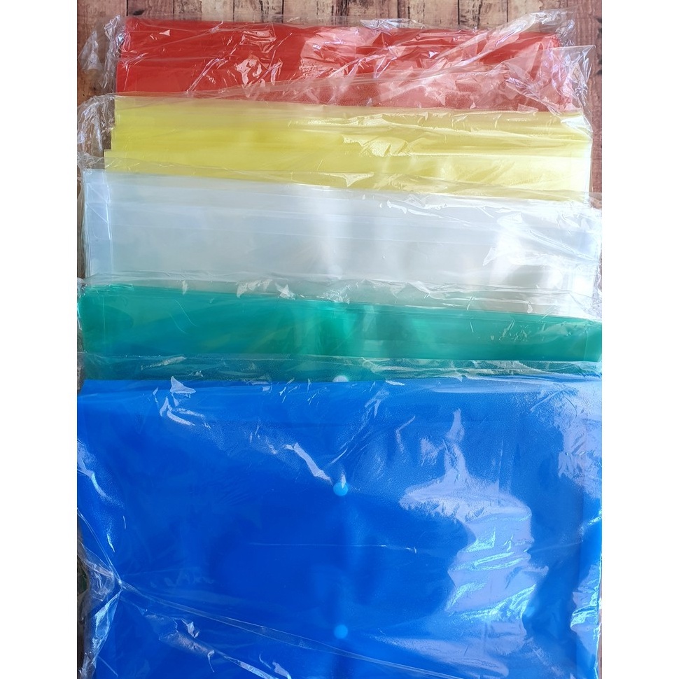 

Ready 1 Lusin Document File Bag Folder 12 Pcs Map Kancing Plastik Ecoflex Ukuran Folio Button Bag F4 CLZ