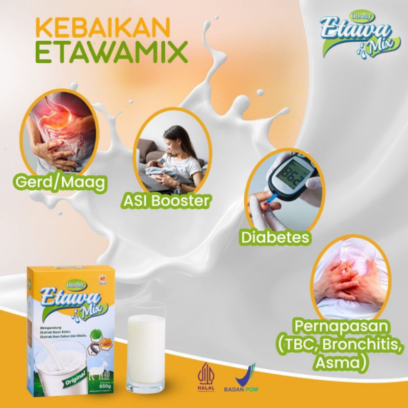 

SUSU ETAWAmix SUSU BUBUK SUDAH BPOM DAN HALAL 650gram