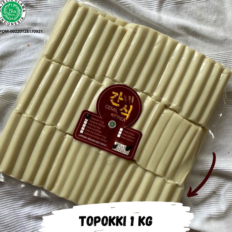 

JDTZ2753 D2289 Tteokbokki Topokki Topoki Toppoki ukuran 1kg