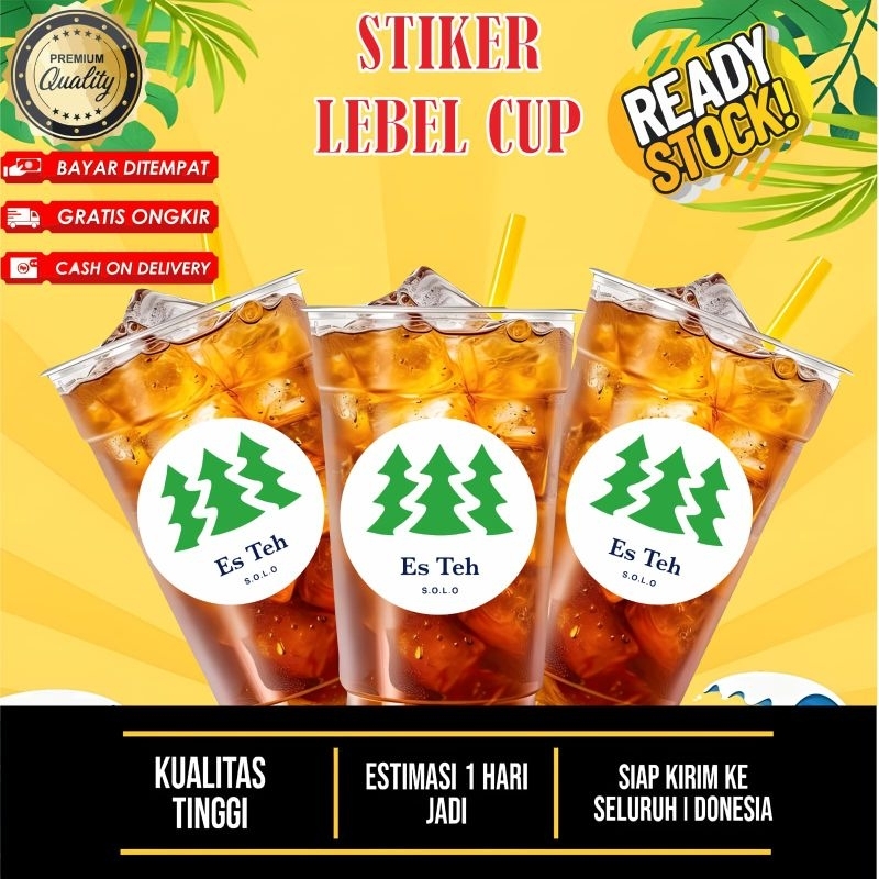 

Stiker Lebel Cup es teh solo baru sudah di potong tinggal tempel di cup