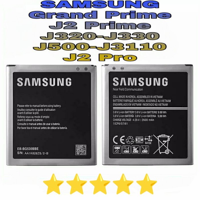 Baterai Grand Prime / G530 / G531 / Batre Samsung Grand Prime / G530 Original 100% SEIN