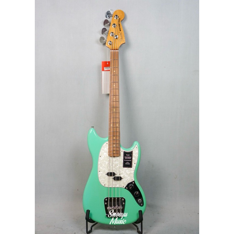 Fender Vintera 60’s Mustang Bass Pau Ferro FB Seafoam Green