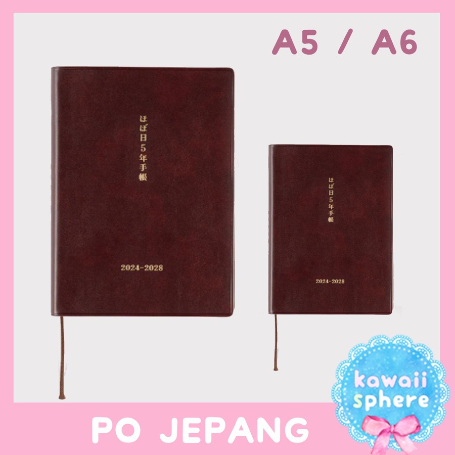 

Hobonichi 5-Year Techo Book 2024-2028 | Size A5 / A6 | Preorder Japan