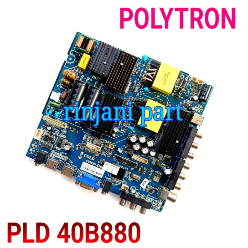 MAINBOARD TV LED POLYTRON PLD 40B880 MB PLD 40B880 CV56XH-E50