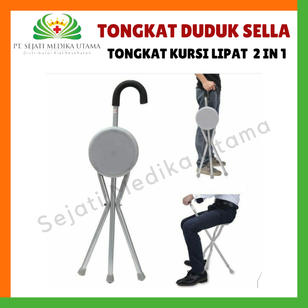 Tongkat Kursi Lipat/Tongkat Kursi Duduk/Tongkat Lipat Duduk/Tongkat Kursi Lansia/Tongkat Duduk Lansi
