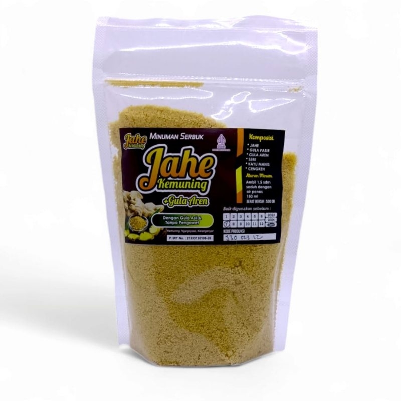 

Minuman Serbuk Jahe Kemuning +++ Gula Aren ( Dengan Komposisi:Gula, Jahe Merah Super, sereh, cengkeh, gula aren)