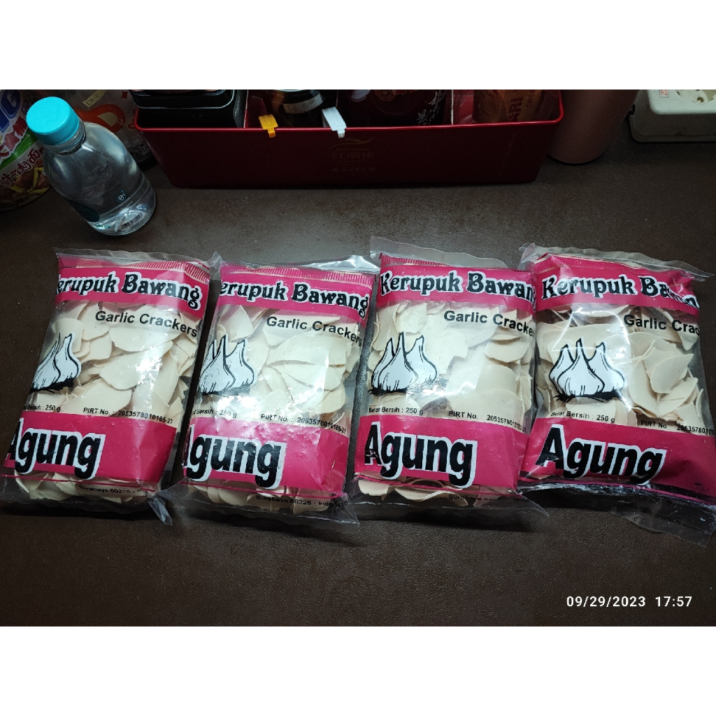 

>>>> Agung kerupuk bawang mentah 250gr