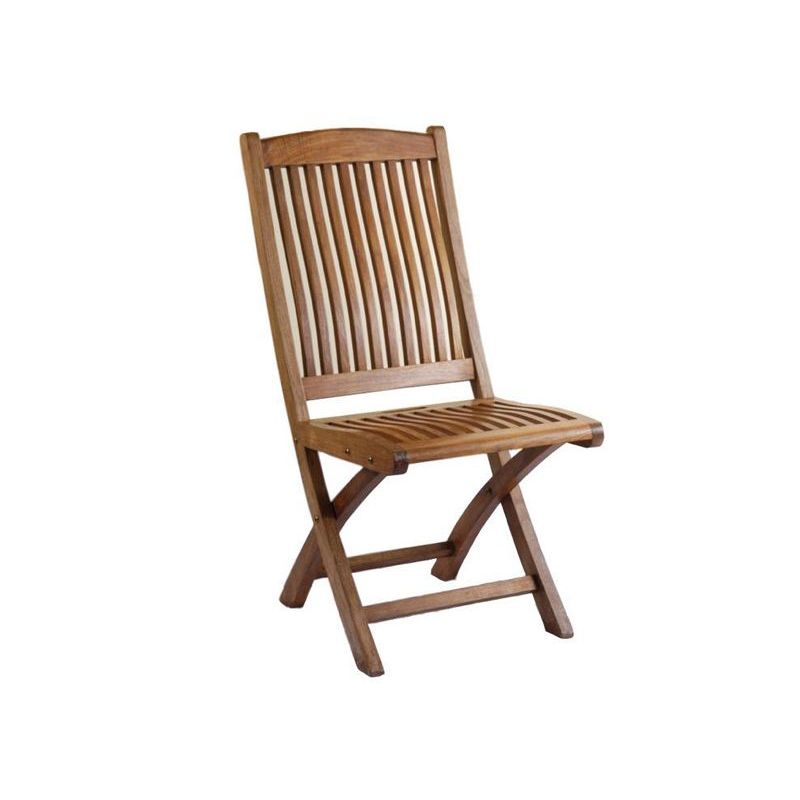 HORESTCO Kursi Lipat Outdoor Kayu Jati Tiara Folding Chair untuk Resort & Pantai