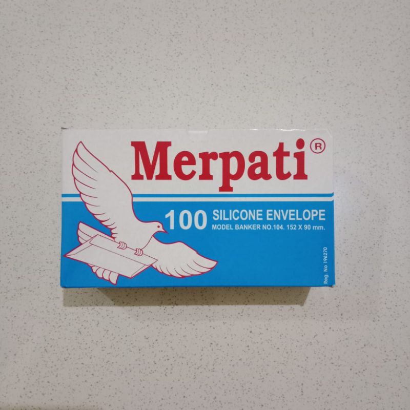 

AMPLOP MERPATI LEM BIRU MUDA TANGGUNG UKURAN 152 x 90 mm