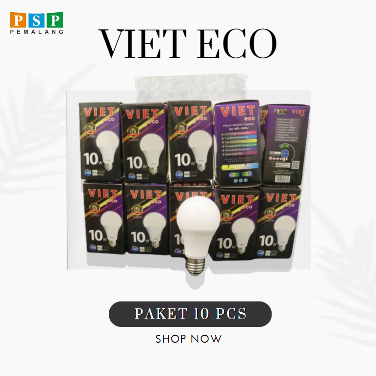 PAKET HEMAT 10 PCS LAMPU LED 10 WATT