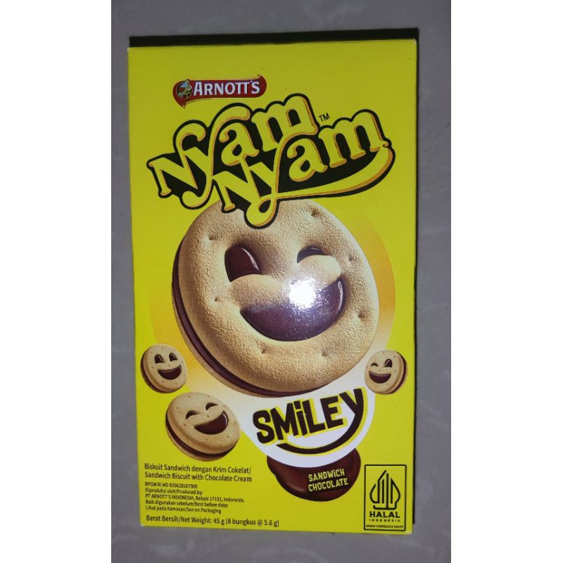 

biskuit nyam nyam smiley / nyam nyam popstik