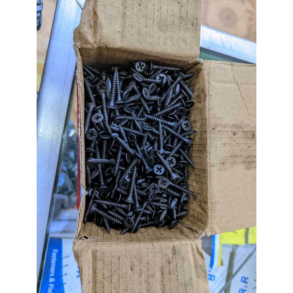 Baut Sekrup Gypsum Hitam