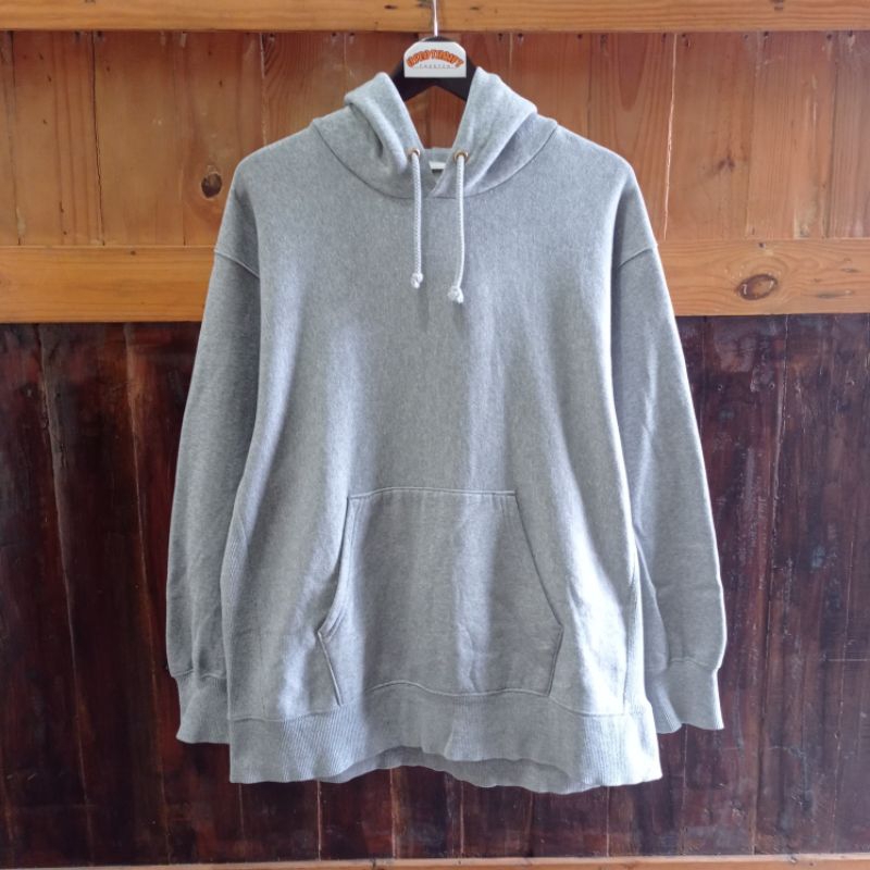 hoodie GU basic grey
