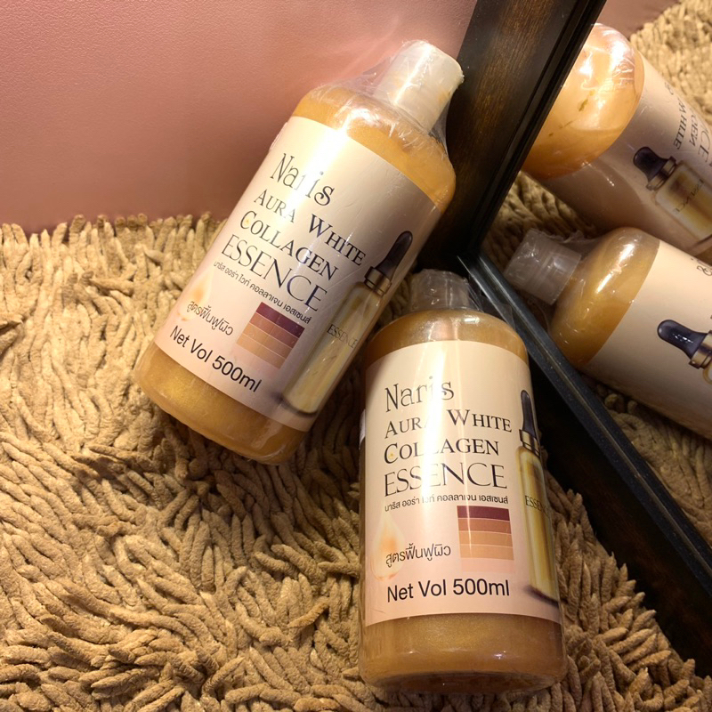 (THAILAND🇹🇭) NARIS AURA WHITE COLLAGEN ESSENCE 500ml