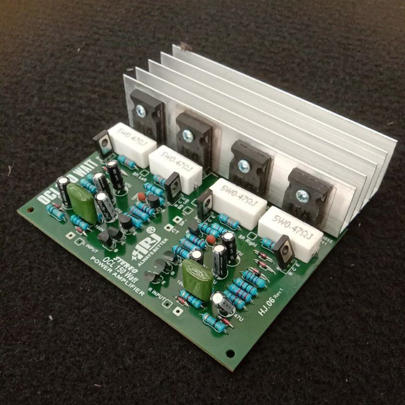 Kit Power 150 watt Stereo PLUS TRANSISTOR FINAL