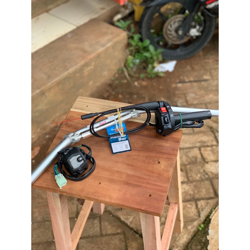 Paket stang stir day copy daytona set holder kanan ksr holder kiri Vixion old