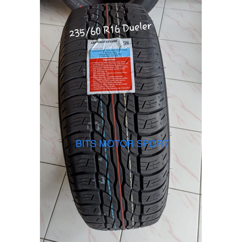 Ban Bridgestone Dueller HT 687 235/60 R16 Ban Mobil Rush, Terios, Innova Dll.
