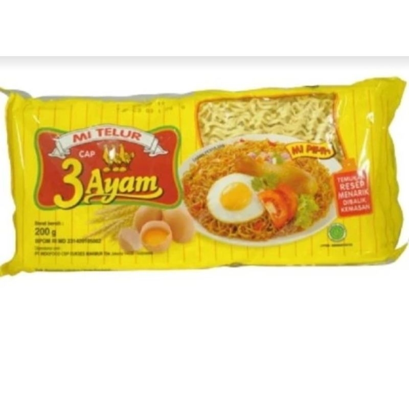

Mie telur cap 3 ayam