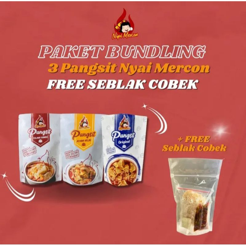 

PANGSIT NYAI MERCON ALL VARIAN FREE SEBLAK VIRAL