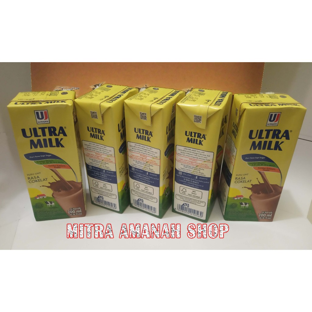 

Susu Ultra 200ml | UHT | Rasa Coklat | Paket 5pcs