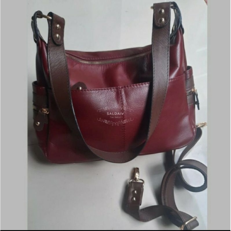 Tas kulit Wanita selempang kulit wanita tas asli kulit wanita selempang kulit sapi papirut origibal 