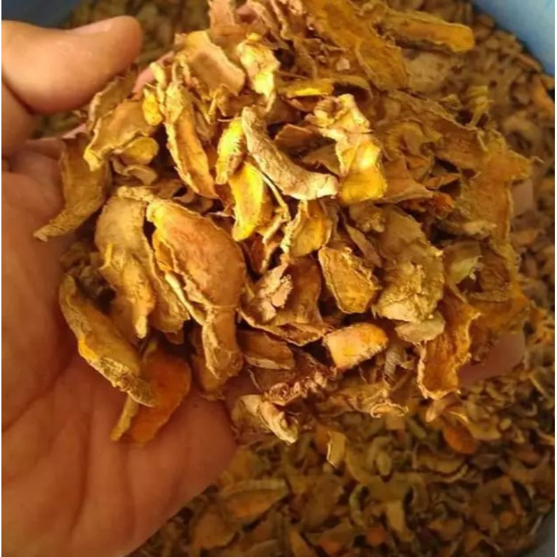

Kunyit kuning kunir kering 500gram/ Curcuma Konga Linn