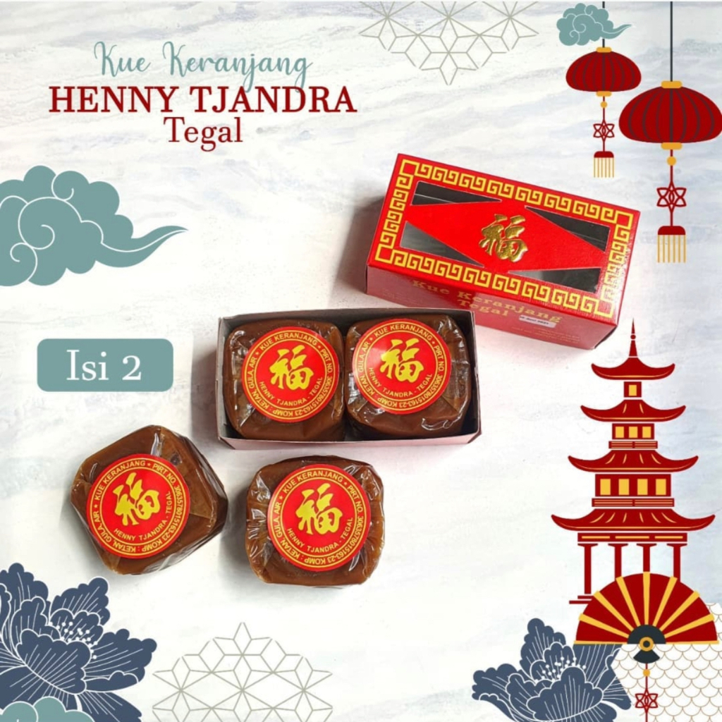 

Kue Keranjang Henny Tjandra isi 2 / Kue Keranjang Imlek Cina / Kue Dodol Cina / nian gao / thiam pan