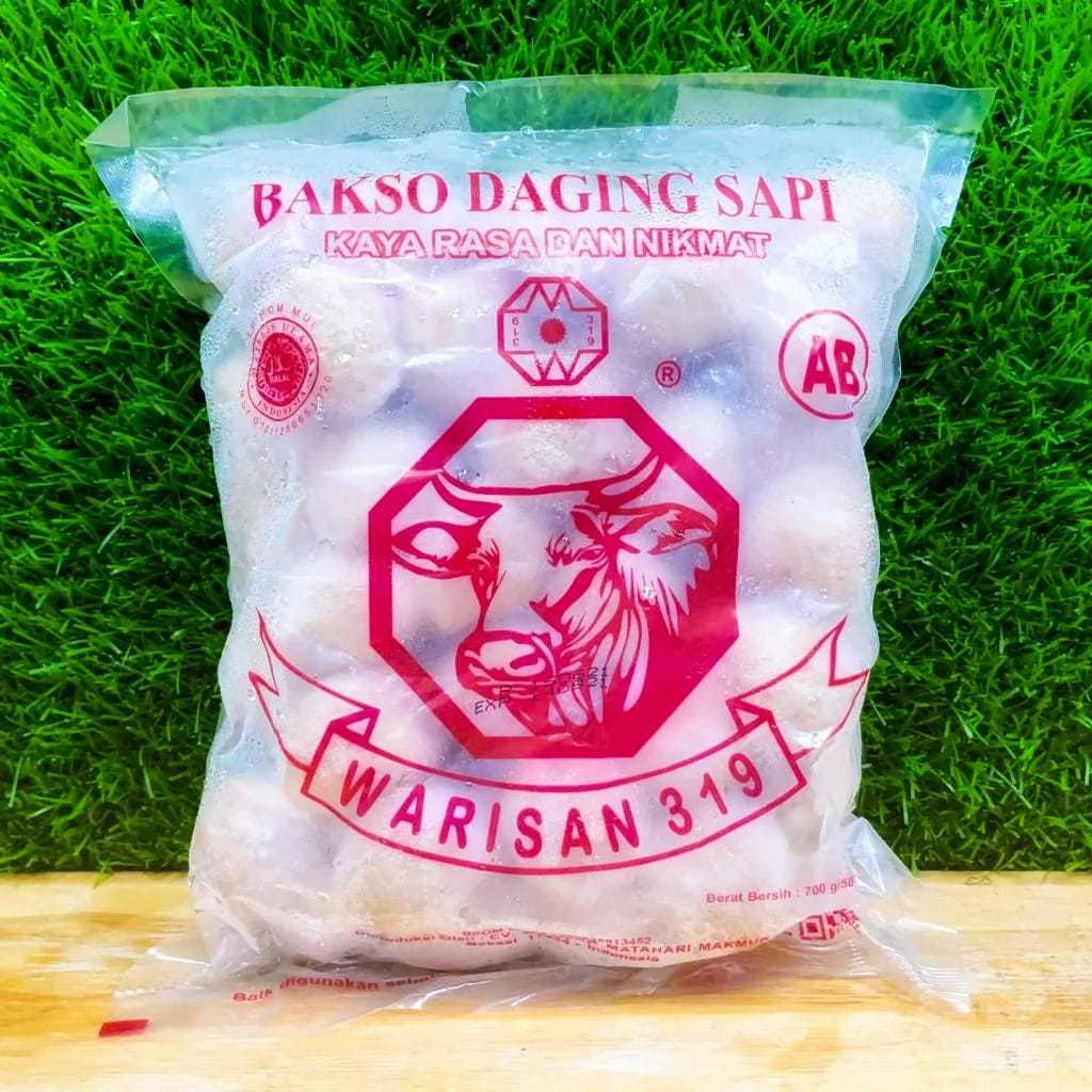 

BAKSO WARISAN 319 AB ISI 50PCS 600GR HALAL