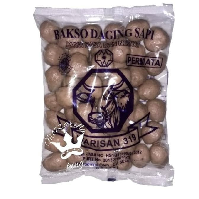 

BAKSO WARISAN 319 CUANKI ISI 50PCS 600GR HALAL BASO PERMATA