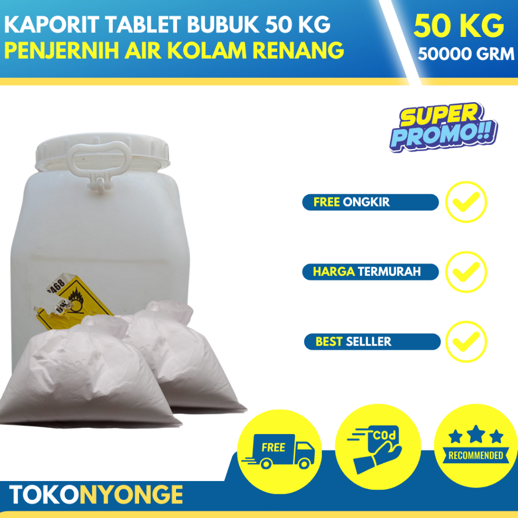 Kaporit Bubuk 90% Kaporit Powder 50 KG