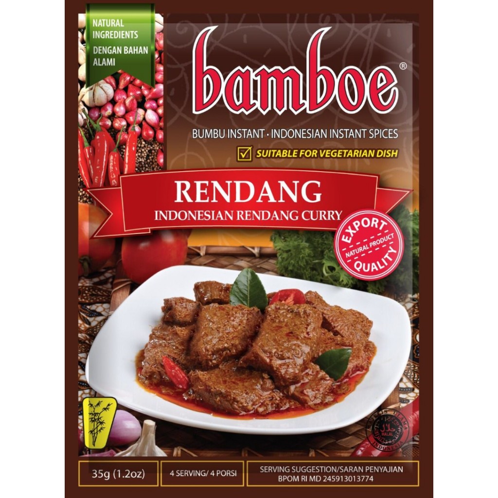 

BAMBOE BUMBU MASAK INSTANT - RENDANG