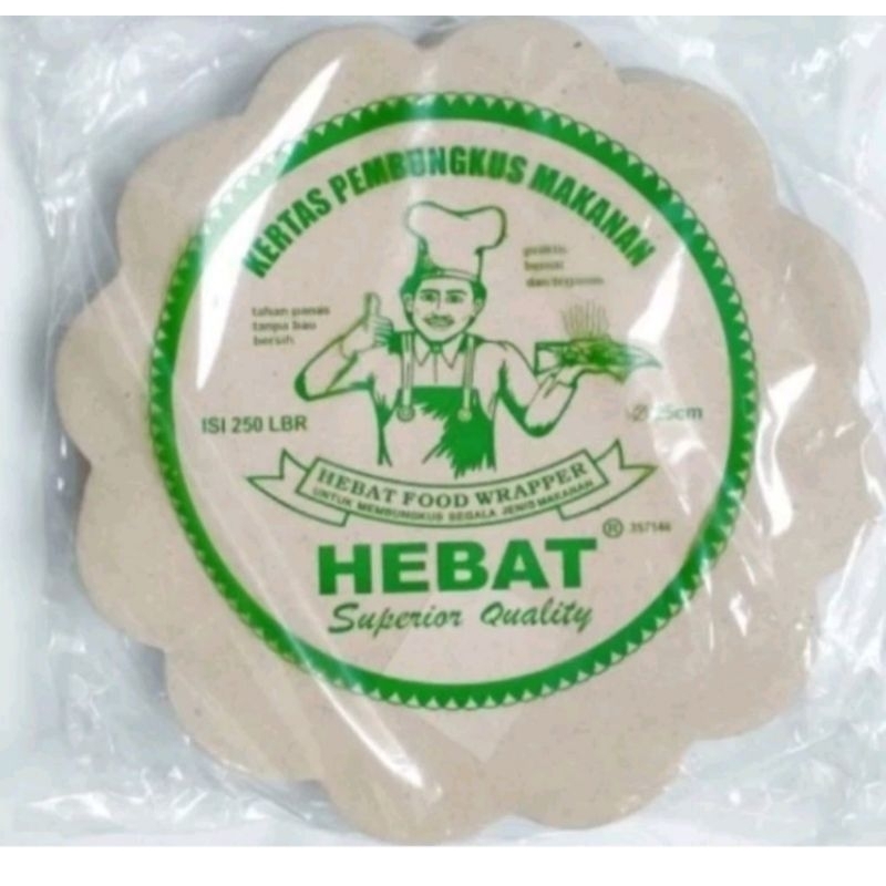 Kertas Minyak HEBAT / Kertas Pembungkus Nasi Bunga