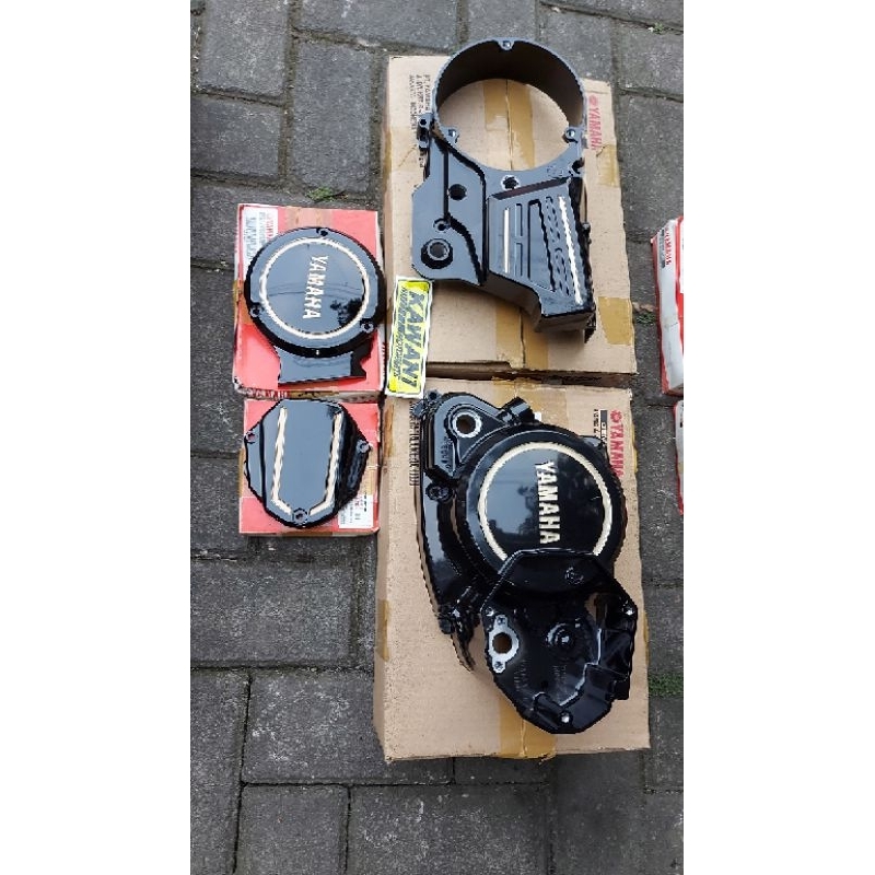 Blok Block Calter Bak Kalter Cover Crankcase Krengkes SET RX King 2003 GOLD SE ORIGINAL