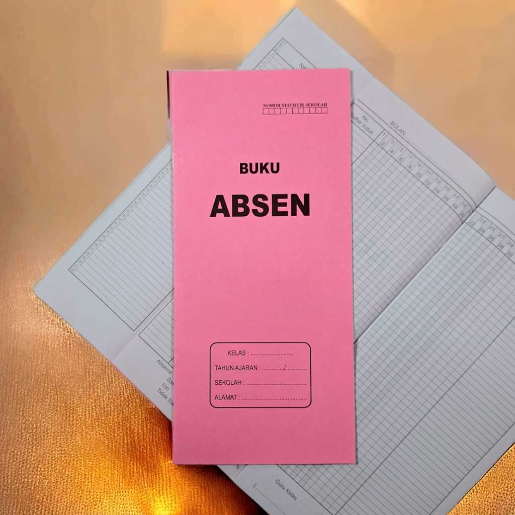 

Buku Absen - Catatan Absensi Siswa Polos