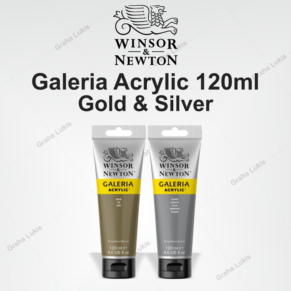 

Galeria Acrylic Winsor & Newton 120ml Gold / Silver 120 ml