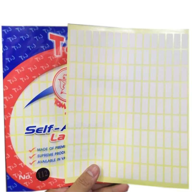 

Stampel/label kertas putih/jual satuan