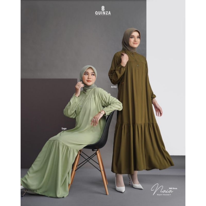 naia midi dress quinza