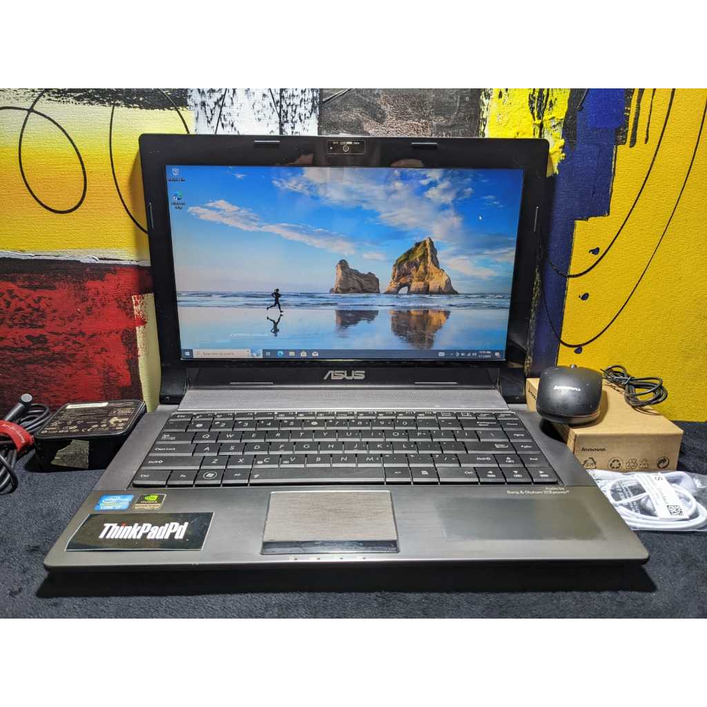 Laptop Gaming Design Asus N43s NVIDIA Core i7 2670QM SSD Murah