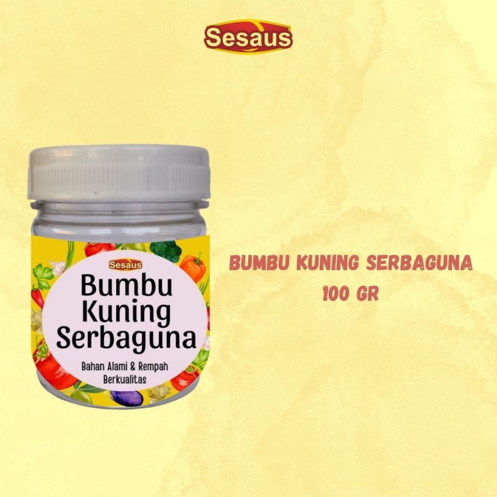 

Bumbu Dapur Kuning Serbaguna 100gr / Bumbu Bunda Serbaguna / Bumbu Dasar Kuning