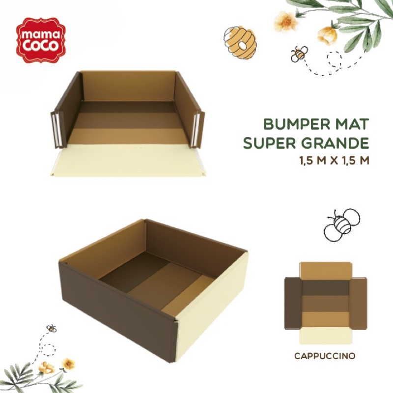 Preloved Mamacoco Bumpermat Supergrande - Cappucino